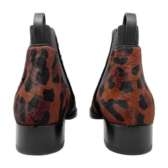 Christian Louboutin Marnmada 40 Chelsea Calf Hair Leopard Boots- Size 38.5 - Picture 5 of 10